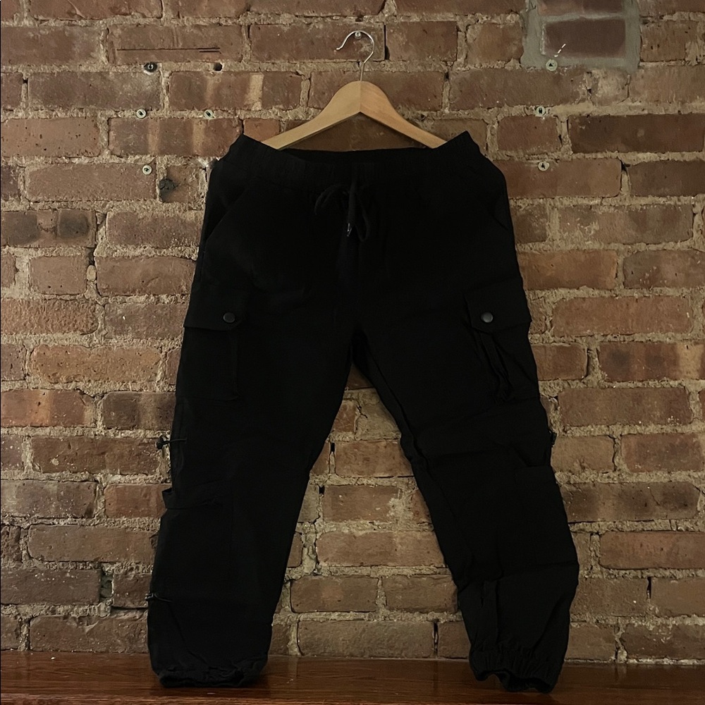 Black Cargo Pants